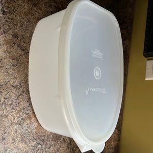 Vintage Tupperware ham roast meat container